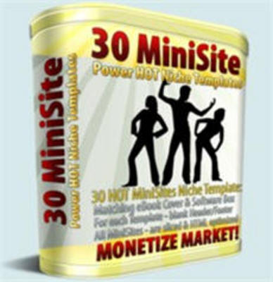 Product picture 30 Mini Niche Site Templates w/ Master Resell Rights!